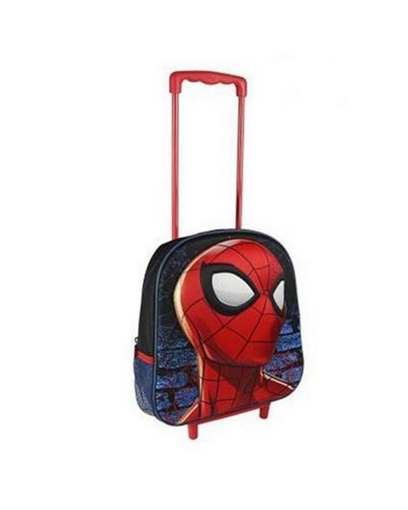 Zaino Trolley Asilo Spiderman  in 3D A 2 Ruote SPI2100001957